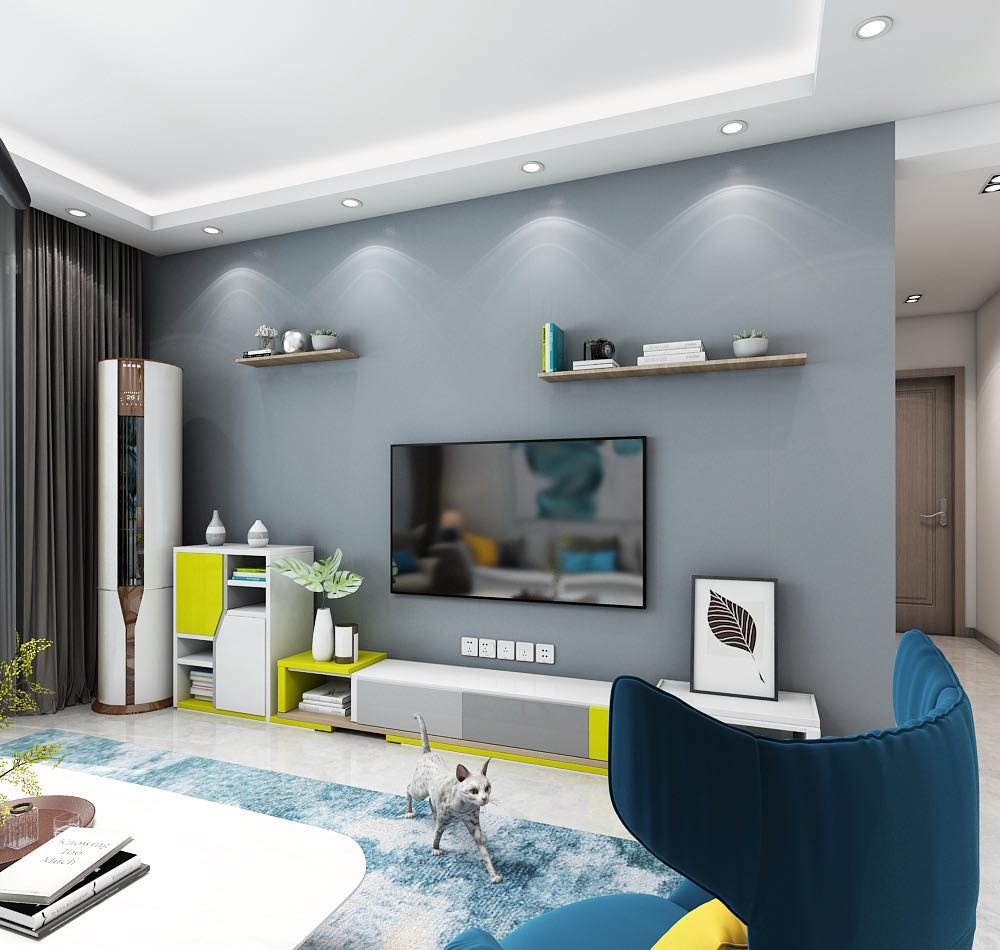 龍湖九里晴川-現(xiàn)代簡約-臥室設計效果圖