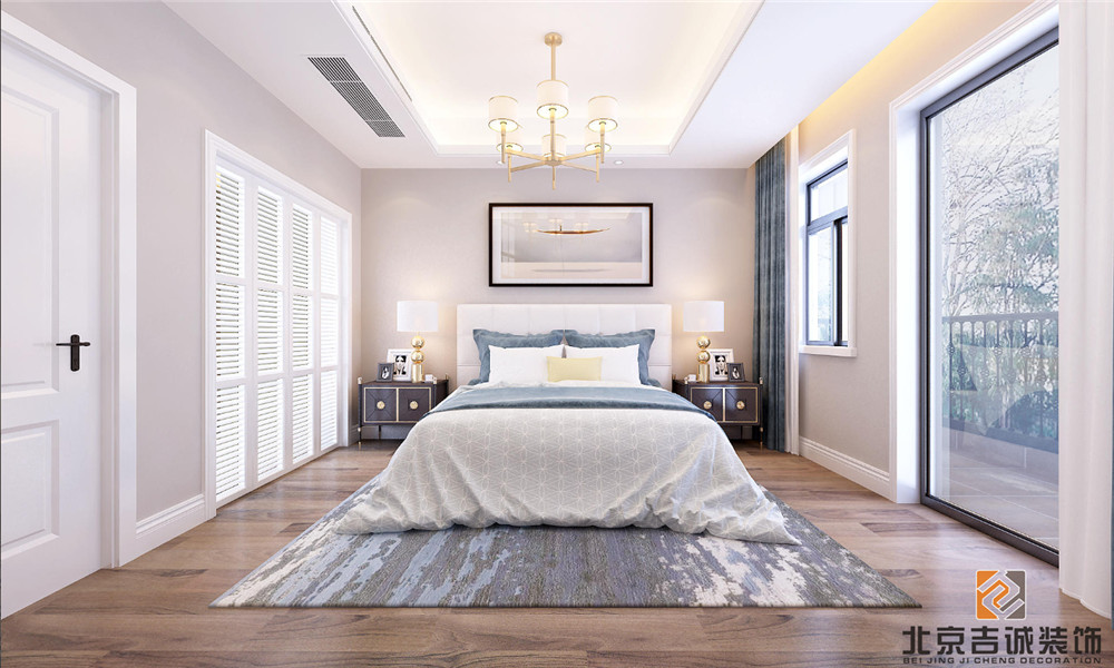 龍湖九里晴川-現代簡約-臥室設計效果圖