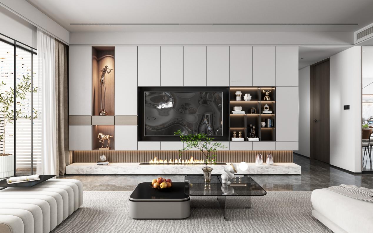 龍湖九里晴川-現(xiàn)代簡約-臥室設計效果圖